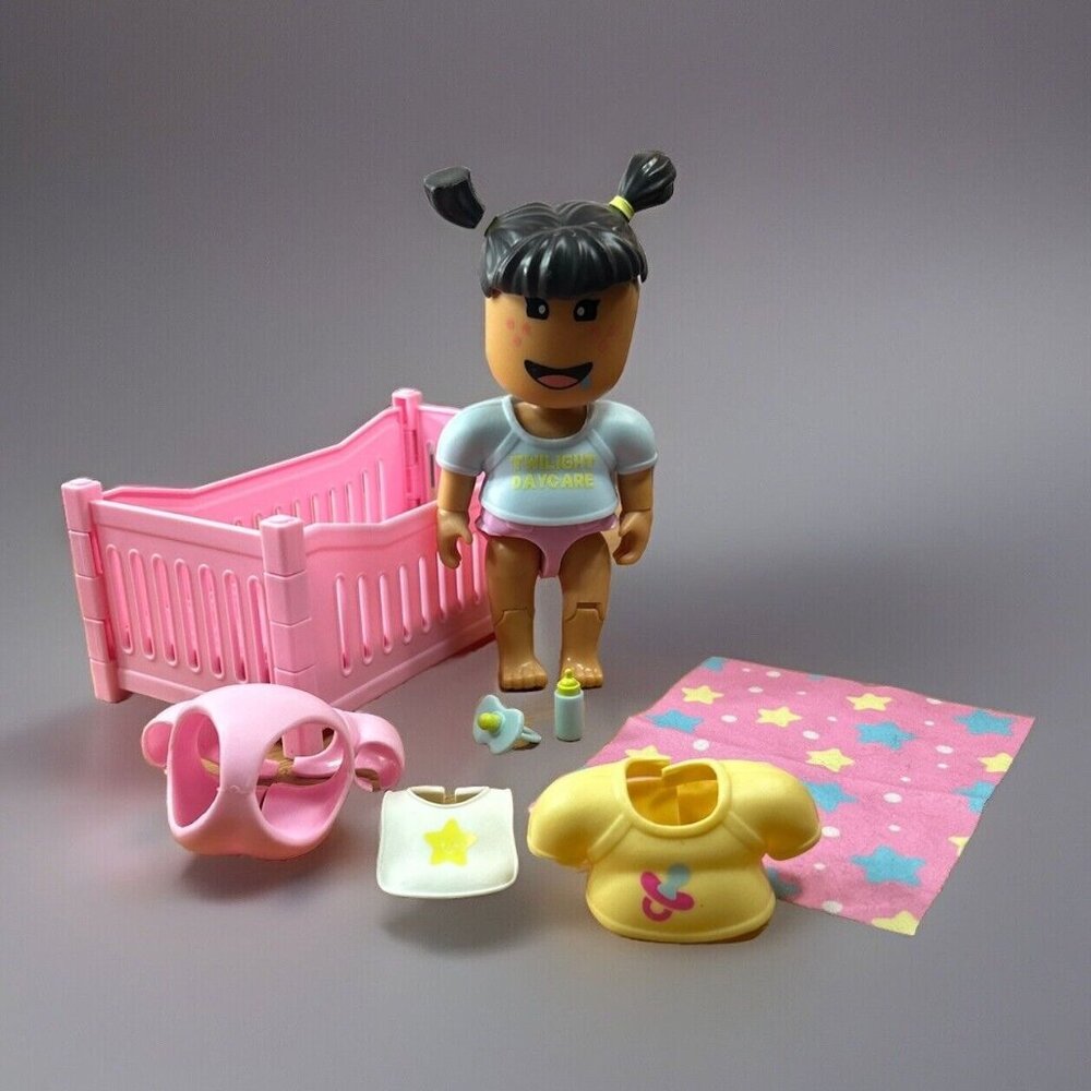Twilight Daycare Doll Playset Lot With Character Crib & Clothes and Accessories